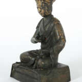 Lohan Tibet, wohl 18. Jh., oder älter, Bronze, Res… - photo 2
