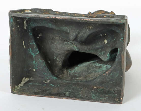 Lohan Tibet, wohl 18. Jh., oder älter, Bronze, Res… - photo 3