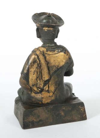 Lohan Tibet, wohl 18. Jh., oder älter, Bronze, Res… - photo 4