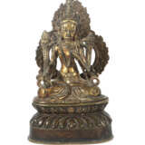 Syamatara Tibet, wohl 18./19. Jh., Bronze, Reste e… - Foto 1