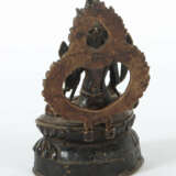 Syamatara Tibet, wohl 18./19. Jh., Bronze, Reste e… - Foto 3