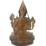 Lama Tsongkhapa Tibet, 19. Jh., Bronze, auf Lotuss… - photo 4