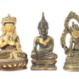 Konvolut 5 Buddha Miniaturen Nepal/Tibet/Thailand,… - Foto 1