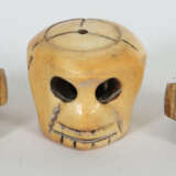 Totenkopf und 2 Mahakala Ringe Nepal/Tibet 19./20.… - Foto 1