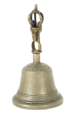 Glocke mit Vajra Griff Nepal/Tibet, 18./19. Jh., V… - photo 1