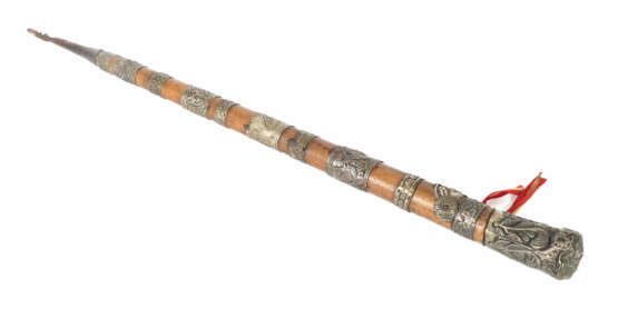Stock Wohl Tibet, 19./20. Jh., Holz, gedechselt, m… - Foto 1