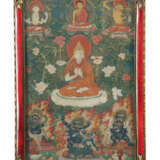 Miniatur mit Lama Tsongkhapa Nepal/Tibet, 19. Jh.,… - фото 1