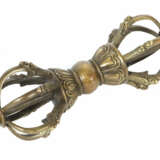 Großer Dorje Vajra Tibet, 19./20. Jh., Bronze, zen… - Foto 1
