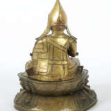 Lama Tibet, 18./19. Jh., Bronze, feuervergoldet, e… - photo 4