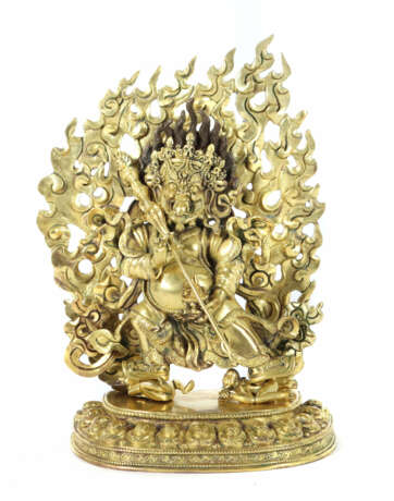 Dharmapala Begtse Tibet, 19. Jh, fein gearbeitete … - фото 1
