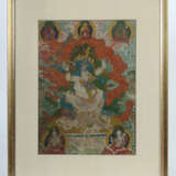 Thangka des Vajrapana mit Gefährtin Tibetisch-Chin… - Foto 2