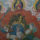 Thangka des Vajrapana mit Gefährtin Tibetisch-Chin… - Foto 3