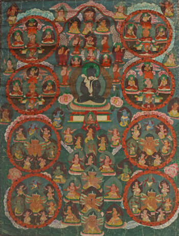 Thangka ''Die Gottheiten des tibetischen Totenbuch… - фото 1