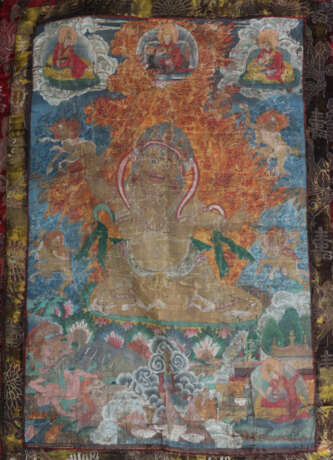 Thangka der Bodhisattva Vajrapani Tibet, wohl 18. … - фото 1