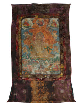 Thangka der Bodhisattva Vajrapani Tibet, wohl 18. … - фото 4