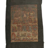 Thangka Wohl Tibet um 1900, Gouache auf Leinen, ze… - photo 2