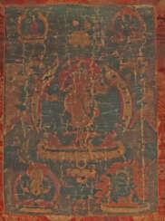 Thangka mit Indra Wohl Nepal, 18./19. Jh., Gouache…