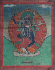 Thangka der Vajravarahi Tibet, 18. Jh., Tempera au…