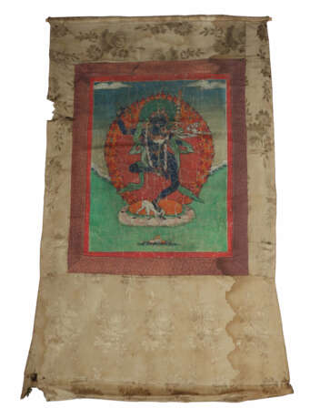 Thangka der Vajravarahi Tibet, 18. Jh., Tempera au… - photo 2