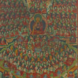 Thangka mit Shakyamuni und 90 Lamas Nepal, um 1900… - photo 1