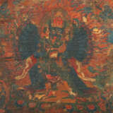 Thangka des Vajrabhairava Tibet, ca. 18. Jh., sehr… - photo 3