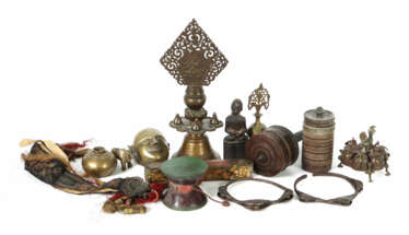 Schönes Sammlerkonvolut Nepal/Tibet/Indien, 19./20…