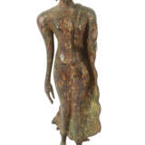 Schreitender Buddha Thailand, 18./19. Jh., Bronze,… - photo 1