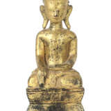 Buddha Thailand, 19./20. Jh., Holz, geschnitzt, ve… - Foto 1