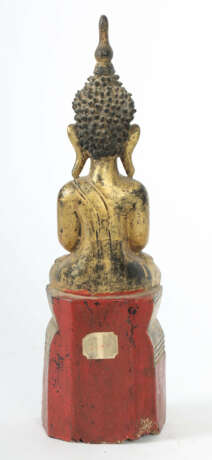 Buddha Thailand, 19./20. Jh., Holz, geschnitzt, ve… - Foto 2