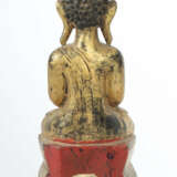 Buddha Thailand, 19./20. Jh., Holz, geschnitzt, ve… - Foto 2
