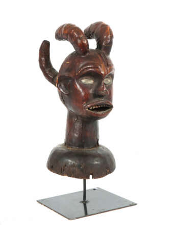 Maske der Ekoi Nigeria, Cross-River-Gebiet, Tanzau… - photo 1