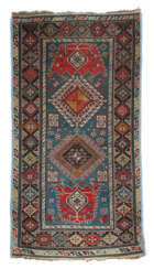 Shirvan Kaukasus, um 1900, Wolle auf Wolle, das bl…