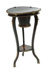 Napoleon III.-Gueridon mit Schubfach um 1870, Holz…