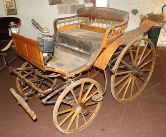 Chaise ohne Ladefläche um 1890, Pferdekutsche/Gäuw… - photo 2