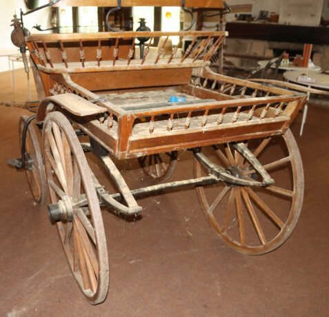 Chaise mit Ladefläche um 1890, Pferdekutsche/Gäuwa… - photo 2