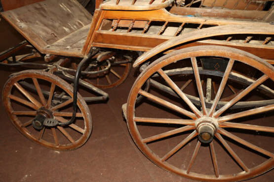 Chaise mit Ladefläche um 1890, Pferdekutsche/Gäuwa… - photo 4