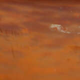 Art Déco-Hängeleuchte in Orange und Blau Frankreic… - photo 3