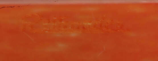 Art Déco-Hängeleuchte in Orange und Weiß Frankreic… - photo 3