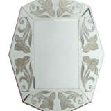Achteckiger Wandspiegel 1. Drittel 20. Jh., facett… - photo 1