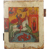 Ikone ''Heiliger Georg'' Russland, 18. Jh., im Zen… - photo 1