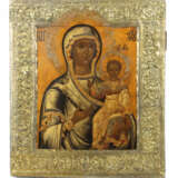 Ikone ''Muttergottes von Smolensk'' mit Basma Russ… - photo 1