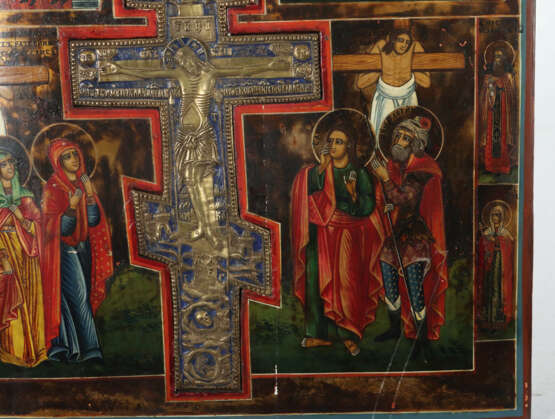 Staurothek Ikone ''Kreuzigung Christi'' Russland, … - photo 4
