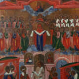 Ikone Muttergottes Pokrow Russland, 19. Jh., mehrf… - Foto 2
