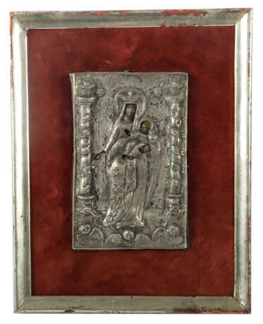 Ikone Maria mit Kind Russland 19. Jh., ganzfigurig… - photo 1