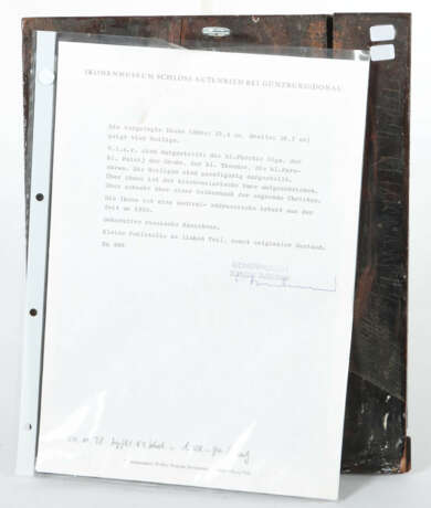 Heiligenikone Russland, 19. Jh. ganzfigurige Darst… - photo 2