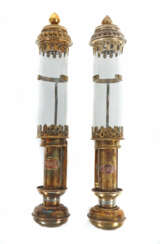 Paar Zug-/Wandlampen Great Nothern Railway, 1846-1…