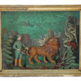 Diorama 19. Jh., heller Scherben, plastischer und … - Foto 1
