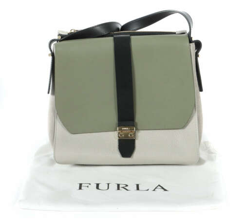 Furla-Handtasche modern, graues, schwarzes und grü… - photo 1
