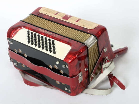 Akkordeon Hohner Student 40 in Rot, Grifftechnik P… - photo 2