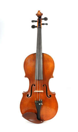 Geige mit 2 Bögen schlanke 4/4-Violine, auf innenl… - photo 1
